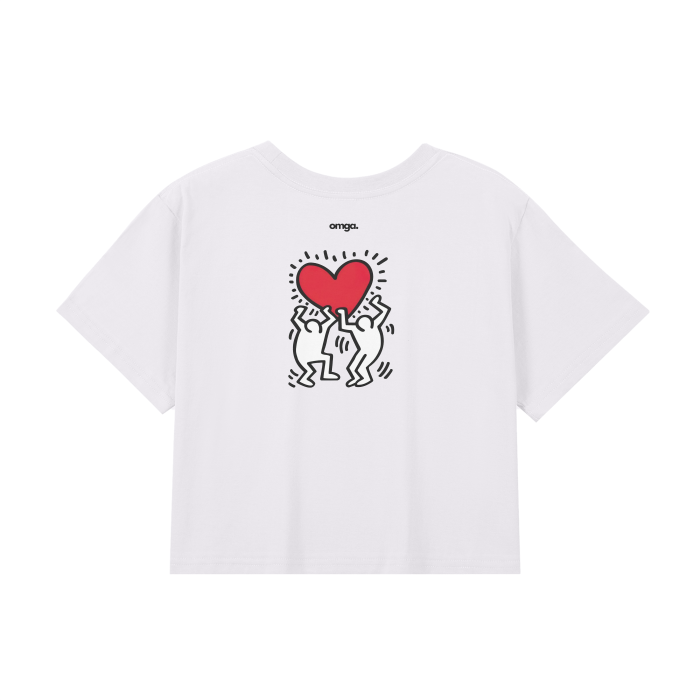 "Heart" Crop Tee – 200 GSM