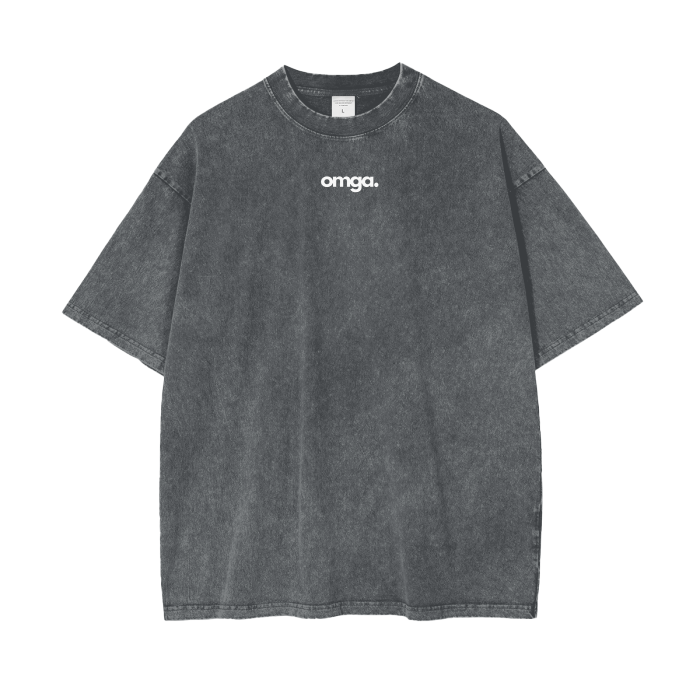 "OMGA"-Essential Oversize Tee - 250 GSM