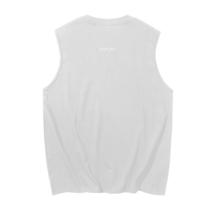 "OMGA" Sleeveless Tank Top - 230 GSM