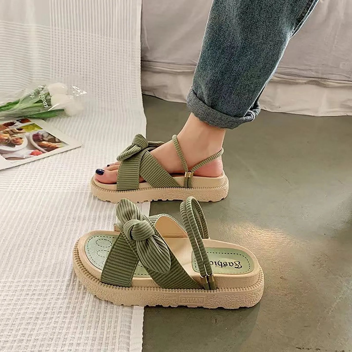 Roman Platform Sandals For Women - Casual Open Toe