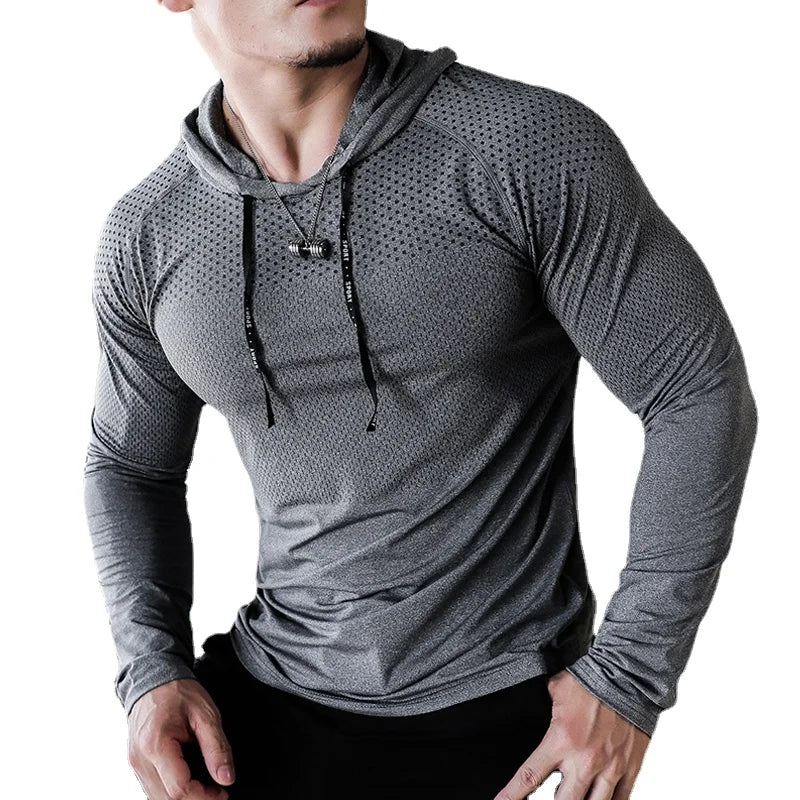 Mens Fitness Sports Hoodie