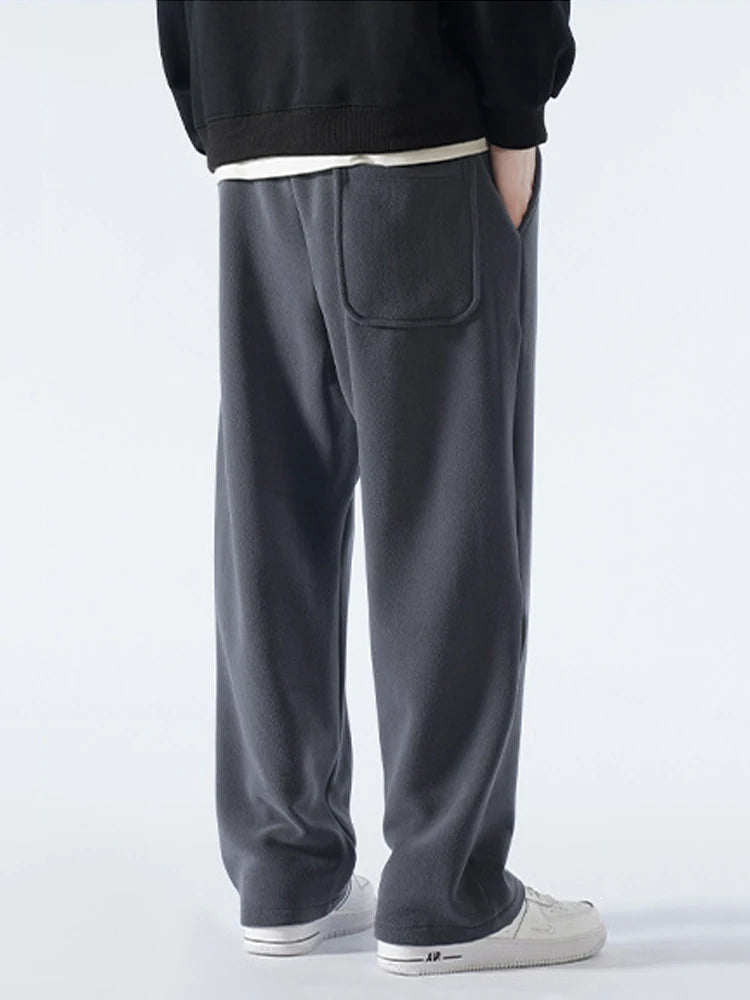 Men's Sweatpants - Wide Leg Straight Loose Fit