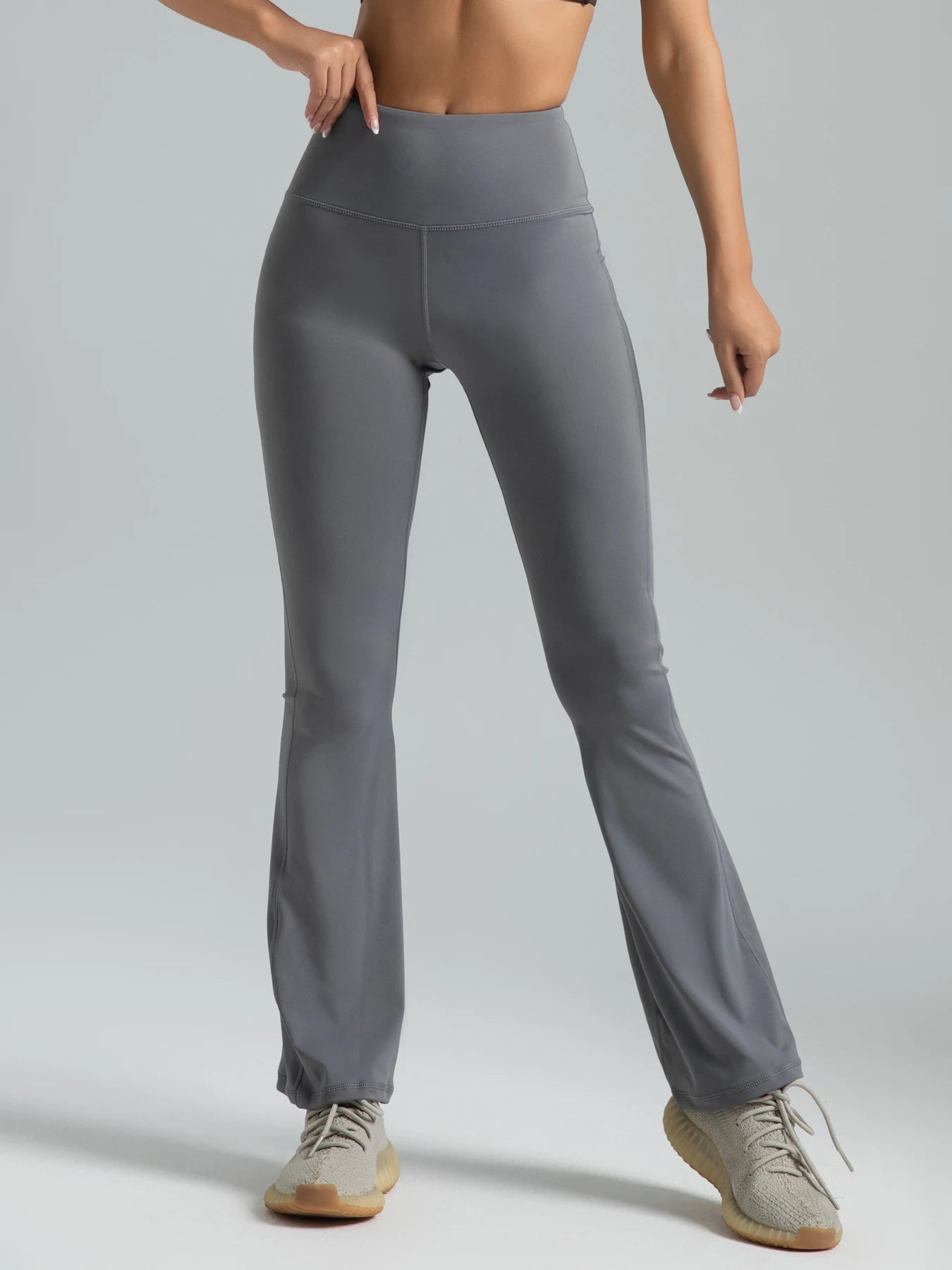 High Waisted Flared Leggings - Activewear