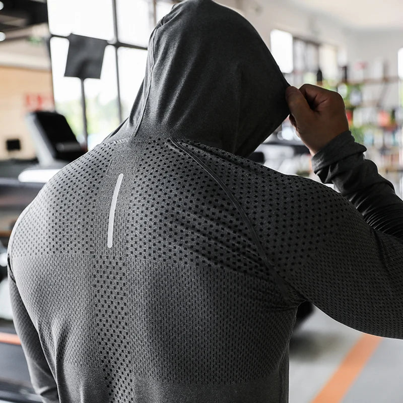 Mens Fitness Sports Hoodie