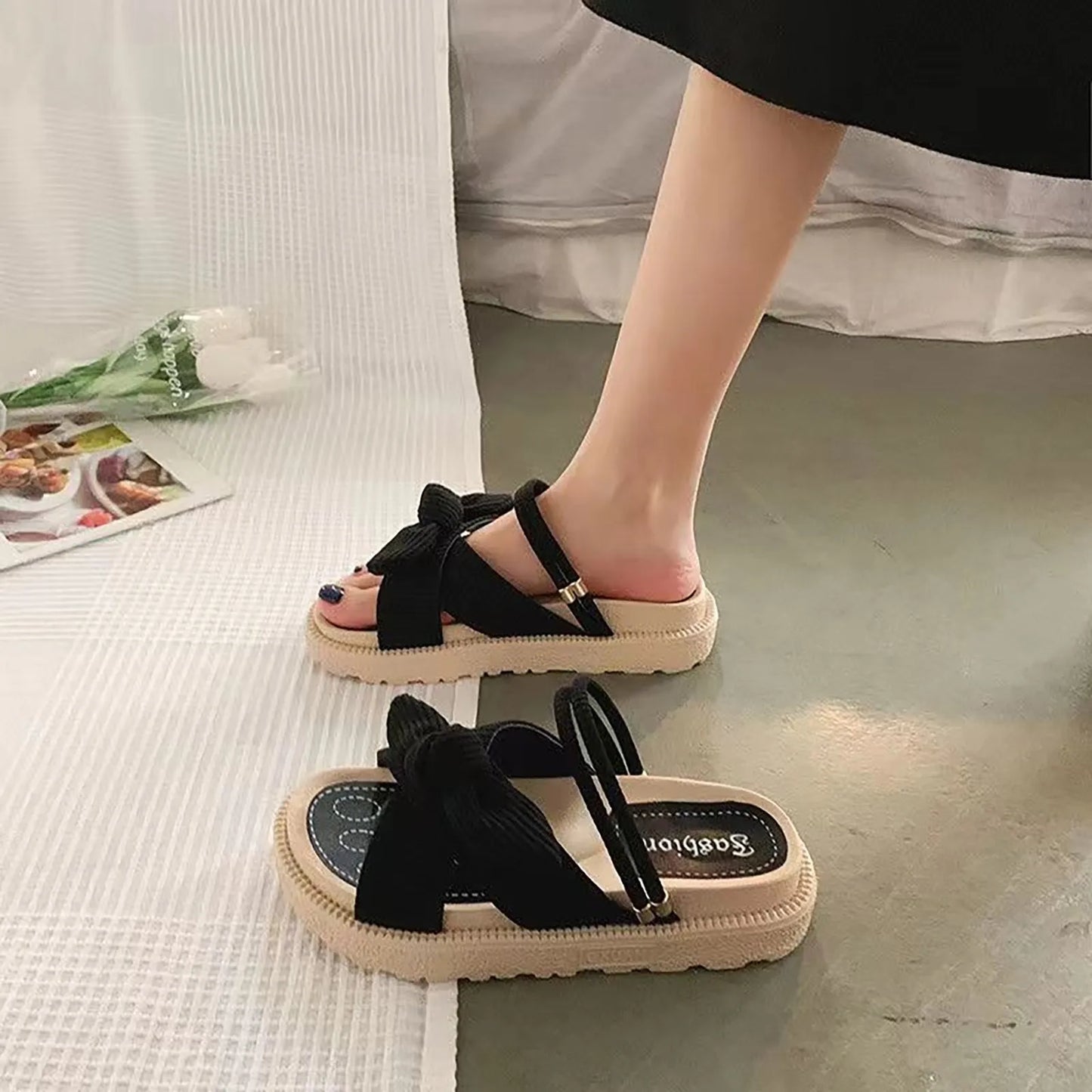 Roman Platform Sandals For Women - Casual Open Toe