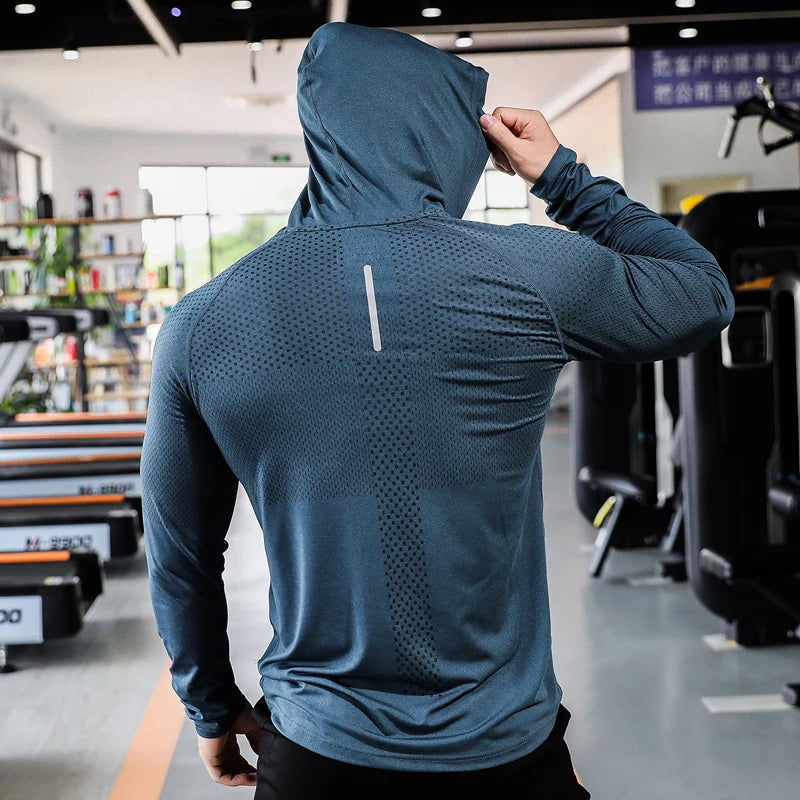 Mens Fitness Sports Hoodie