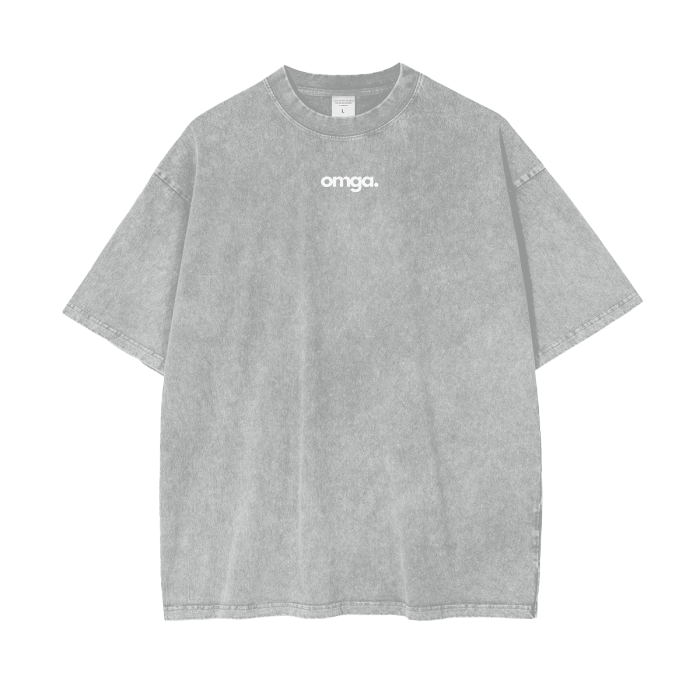 "OMGA"-Essential Oversize Tee - 250 GSM