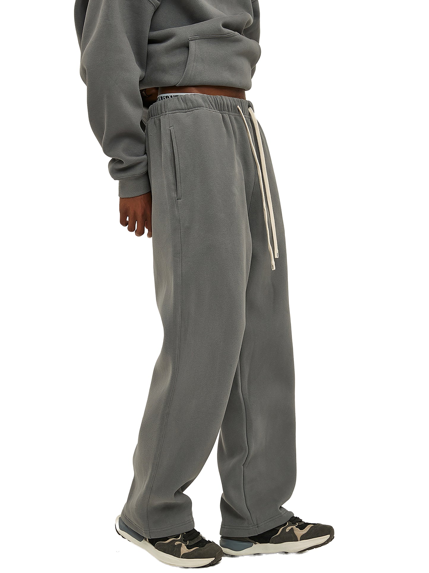 Streetwear-Unisex Straight Leg Sweatpants